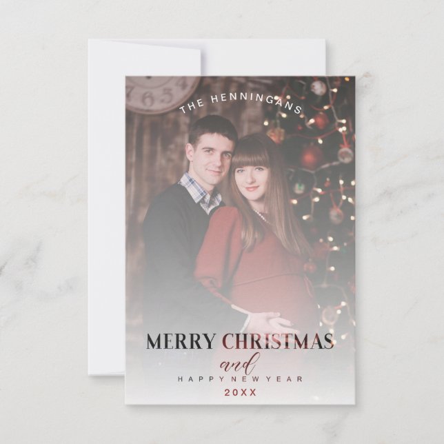 Modern Transparenseffekt-familjens fotomul (Framsida)