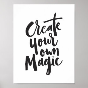 Modern Trendig Anpassningsbar Inspirerande Citat P Poster