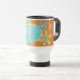 Modern Trendig Blommigt Girly Typography Monogram Resemugg