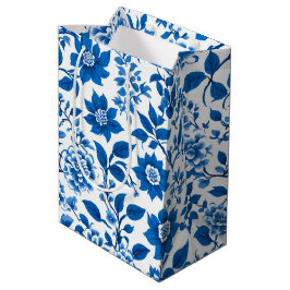 Modern trendig Blue och White chinoiserie-blomma