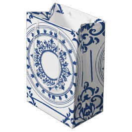 Modern trendig Blue White chinoiserie-blomman part