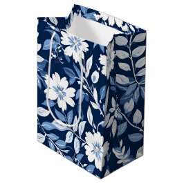 Modern trendig Blue White chinoiserie-blomman part