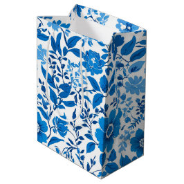 Modern trendig Blue White chinoiserie-blomman part