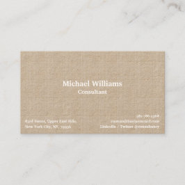 Modern Trendig Check Linjer Mönster Chic Khaki Kra Visitkort