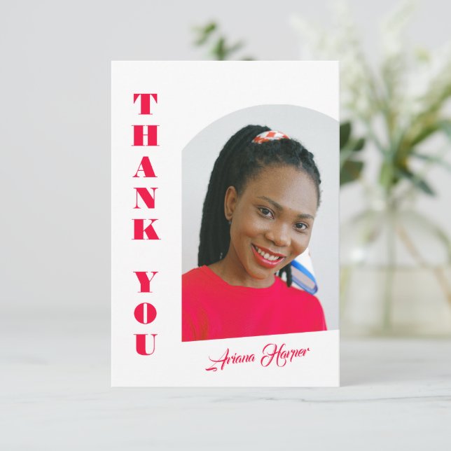 Modern Trendig Chic Rosa Studenten (Stående Fram)