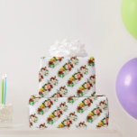 Modern Trendig Colorful Ro Flowers Gift Presentpapper<br><div class="desc">Trendigets moderna Elegant Mall Best Crafts & Party Supplies Gråfningsartiklar/Colorful Ro Flowers Mönster Gift Wrapping Papper.</div>