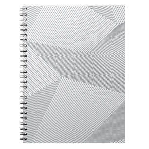 Modern, trendig, cool, enkel, konstnärlig mönster anteckningsbok