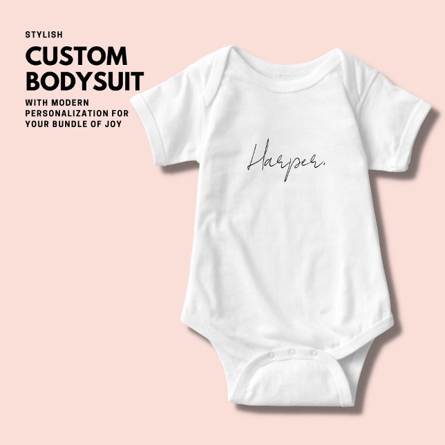 Modern Trendig Cute Script Handwrite Stil T Shirt (Skapare uppladdad)