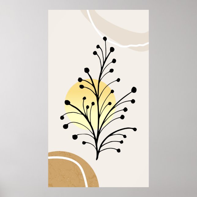 Modern trendig design poster (Framsidan)