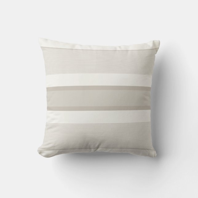 Modern Trendig Elegant Färg Harmony Chic Stripe Kudde (Framsida)
