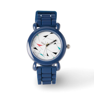 Modern, trendig, enkel, roligtens geometriska graf armbandsur