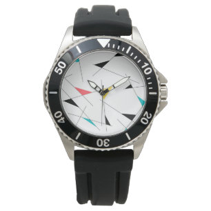 Modern, trendig, enkel, roligtens geometriska graf armbandsur
