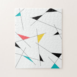 Modern, trendig, enkel, roligtens geometriska graf pussel