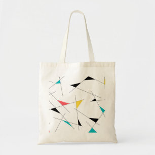 Modern, trendig, enkel, roligtens geometriska graf tygkasse
