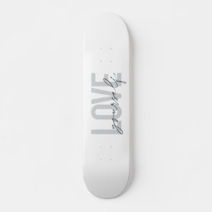 Modern, trendig, enkel, stadsplanering Kärlek Your Mini Skateboard Bräda 18,5 Cm