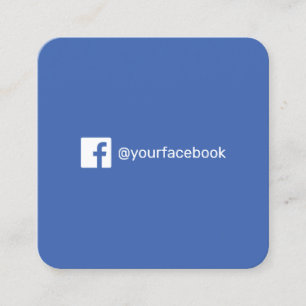 Modern trendig Facebook social enkel logotyp
