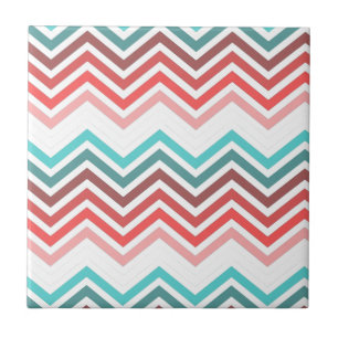 Modern, trendig, färglös chevron zigzag kakelplatta