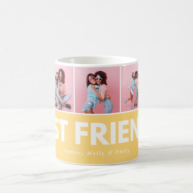 Modern trendig för giftigt multifotoskript - bästa kaffemugg (Center)