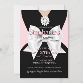 Modern Trendig Glam Rosa Tiffany Baby Shower Inbjudningar