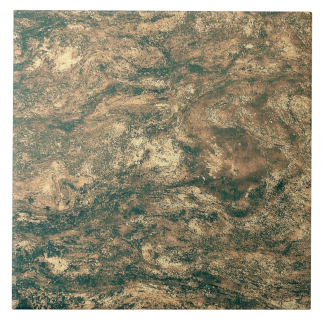 Modern Trendig Guld Bronze Marble Kakelplatta (Framsidan)