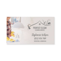 Modern Trendig House Städning Maid Janitorial Busi