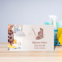 Modern Trendig House Städning Maid Janitorial Busi