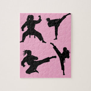 Modern Trendig Karate/Taekwondo/judo Rosa Pussel
