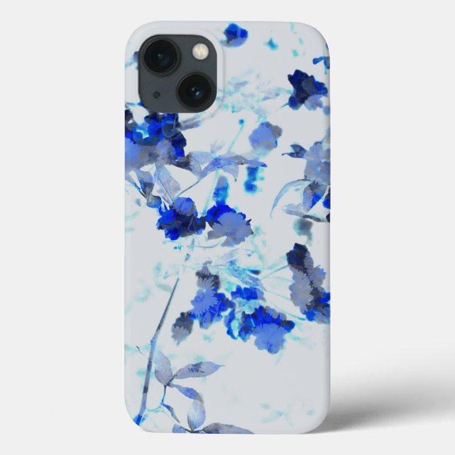 Modern, trendig konst av blommigt/blomma mönster (Baksida)