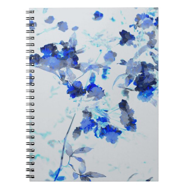 Modern, trendig konst av blommigt/blomma mönster anteckningsbok (Framsidan)