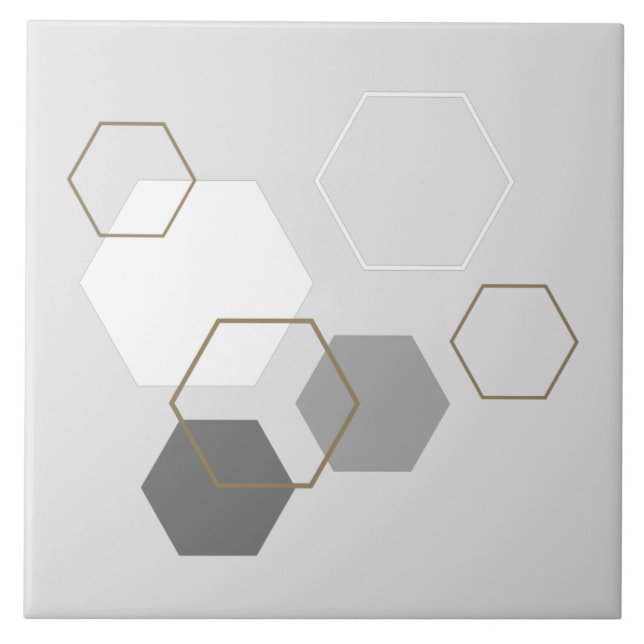 Modern trendig minimalistisk geometrisk abstrakt g kakelplatta (Framsidan)