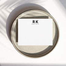 Modern Trendig - minimalistisk svart två-monogram