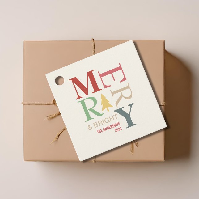 Modern Trendig, nykterhet och minimalistisk färg Gåvor Etiketter (Skapare uppladdad)