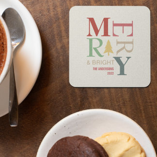 Modern Trendig, nykterhet och minimalistisk färg Underlägg Papper Kvadrat