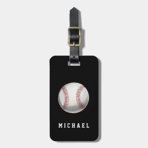 Modern Trendig Personlig baseball boll Bagagebricka