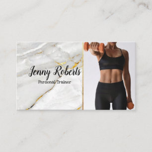 Modern & Trendig Personlig Tränare Fitness Visitkort