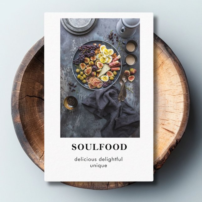 Modern Trendig Photo Affärskort Visitkort (Modern Trendy Photo Business Card)