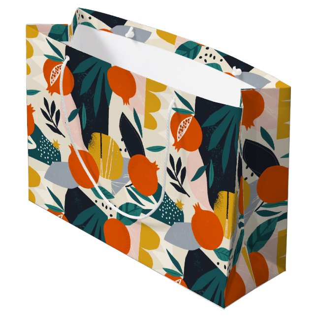 Modern Trendig Preppy Chic Apricot and Löv (Baksidan Vinklad)