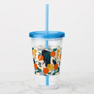 Modern Trendig Preppy Chic Apricot and Löv Take Away Mugg