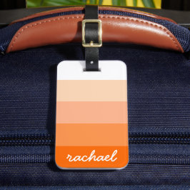 Modern Trendig Rand Personlig Bagagebricka