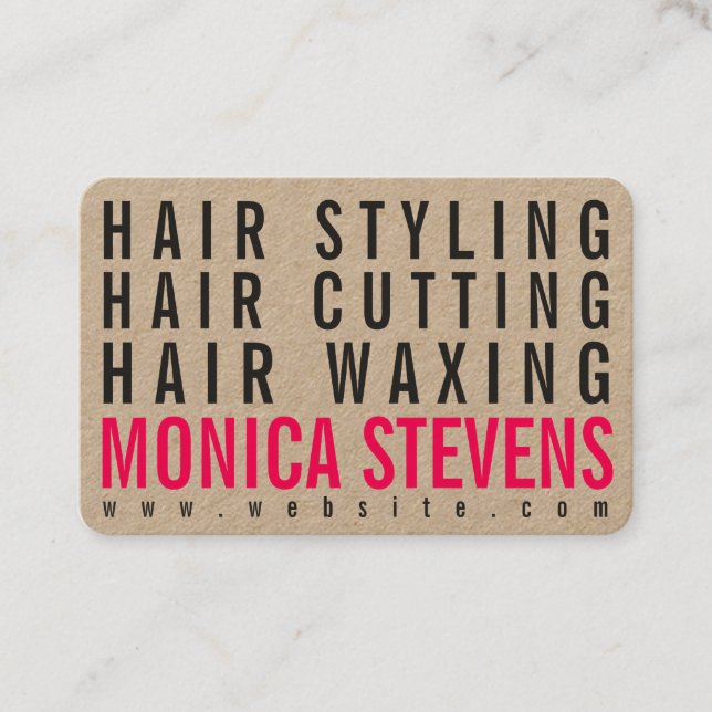 Modern trendig sätta en klocka på yrkesmässigt visitkort (Framsida)