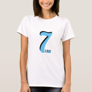 Modern Trendig Sju Jag Är T Shirt