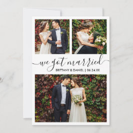 Modern Trendig-skript Vi Har har målat 3 foto Meddelande