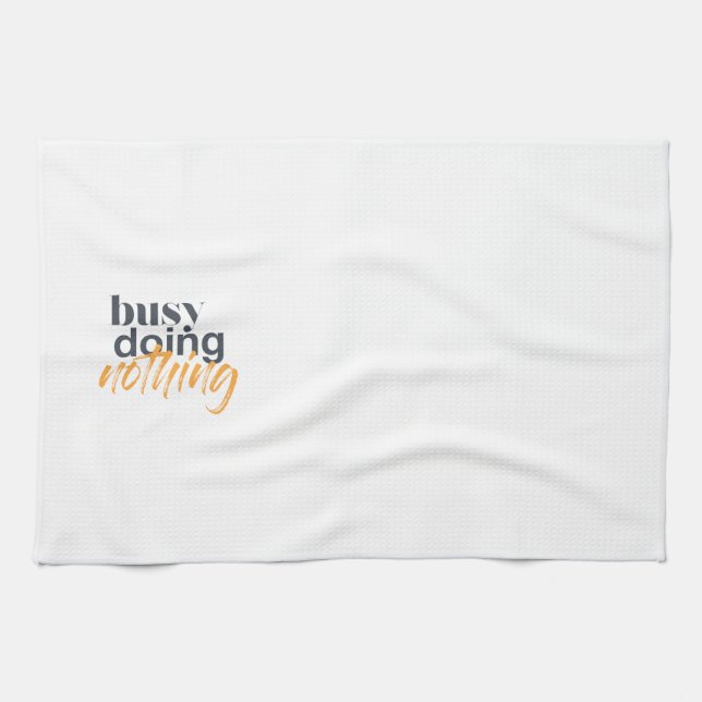 Modern, trendig, stadsplanering för att göra ingen kökshandduk (Horisontell)