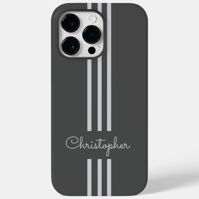 Modern Trendig Tävla Rand monogrammad (Baksida)