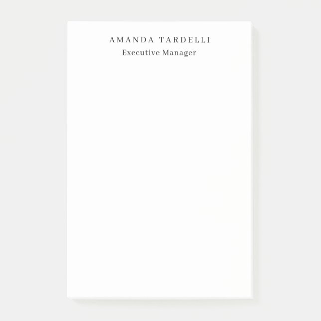 Modern Trendig Unik Kreativ Minimalistisk Design Post-it Block (Framsida)