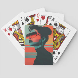 Modern Trendig Uppspelningskort för könsceller för Casinokort