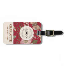 Modern Trendig Vildblomma Botanisk Blommig Monogra