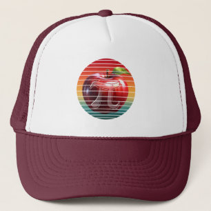 Modern Trendig Vintage Pi-dagen Apple Frukt Keps