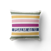 Modern Trending Stripe Christian PSALM 46:10