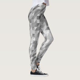 modern tresidig utskrift leggings